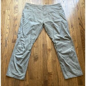 Kuhl Revolvr Pants Mens 42x32 (fits 40x31) Light Brown Gorpcore Lightweight